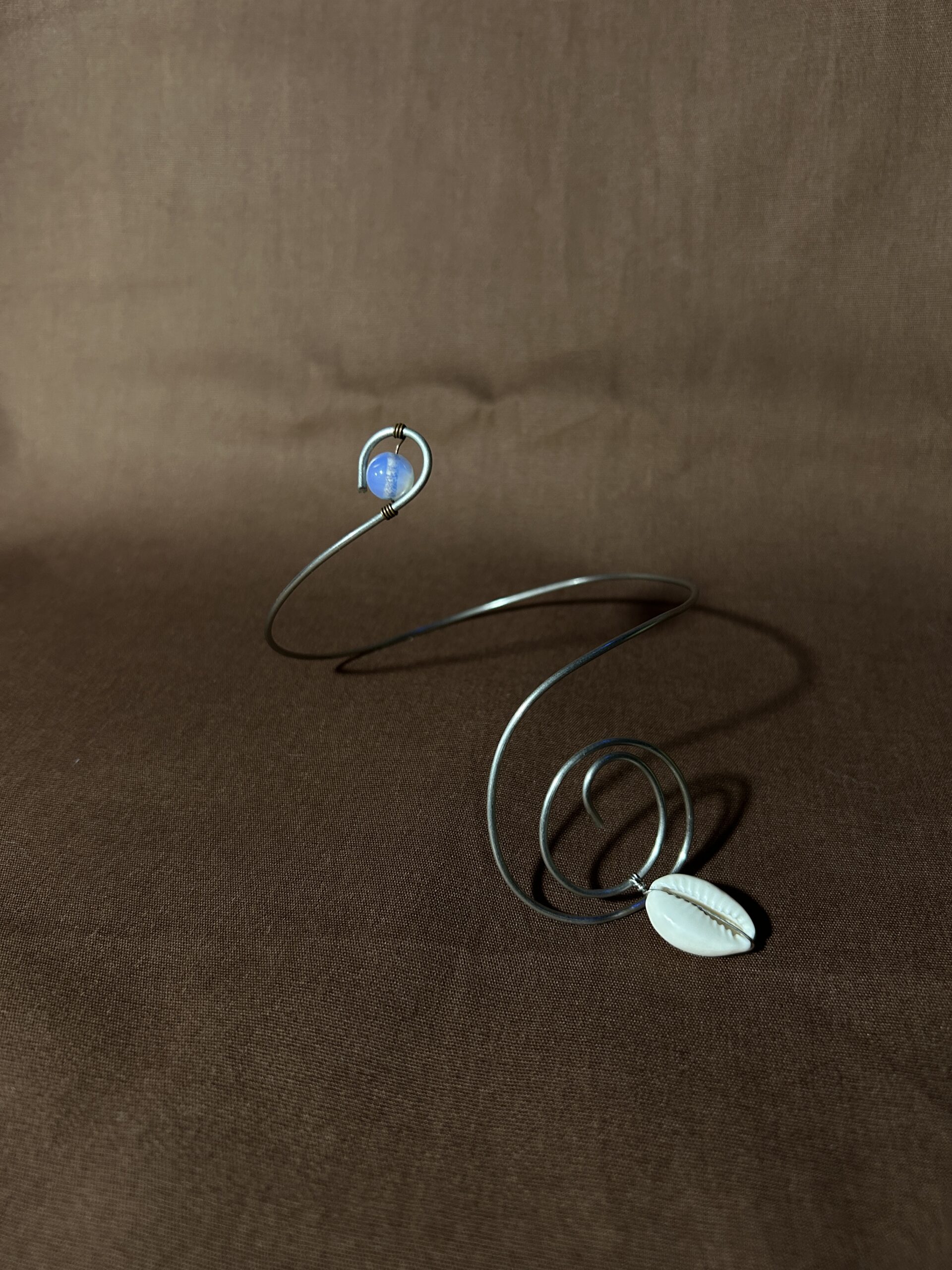 Bracelete artesanal com Pedra da Lua - Imagem 3